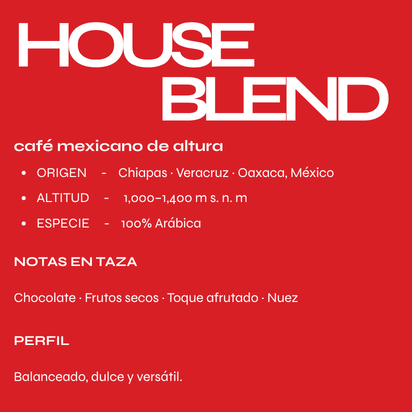 Café en Grano House Blend Mexicano | Java Times Caffé - Java Times Caffé